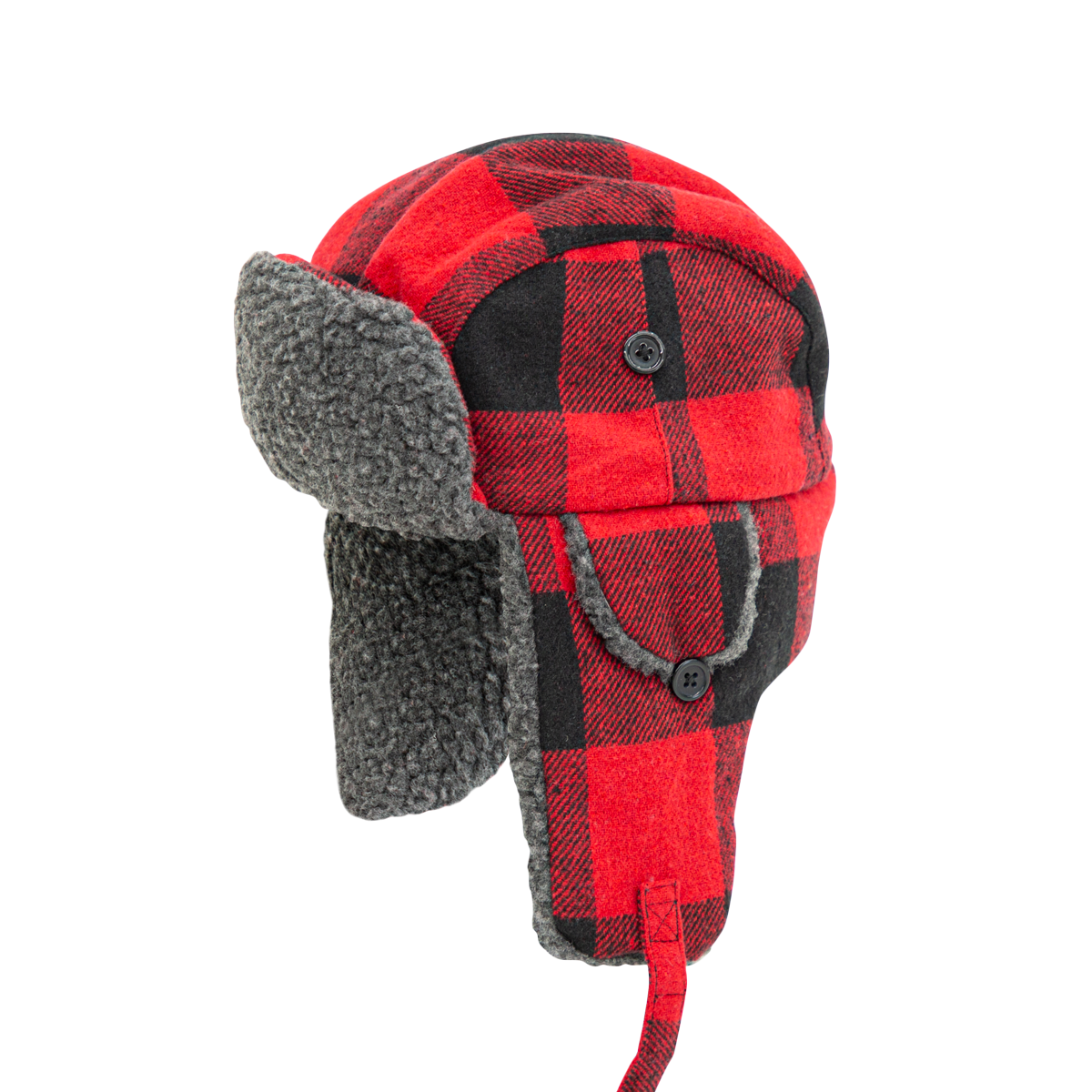 Youth Plaid Alaskan Sherpa Hat