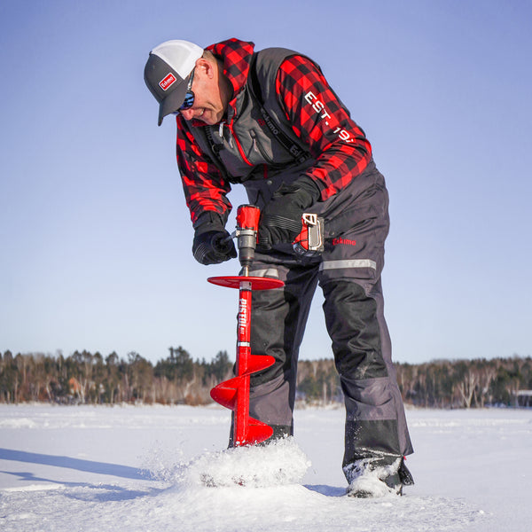 Search ice fishing auger bit for drill