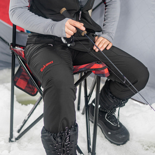 Eskimo North Shore Ice Fishing Vest, Women's, Black Ice, Large