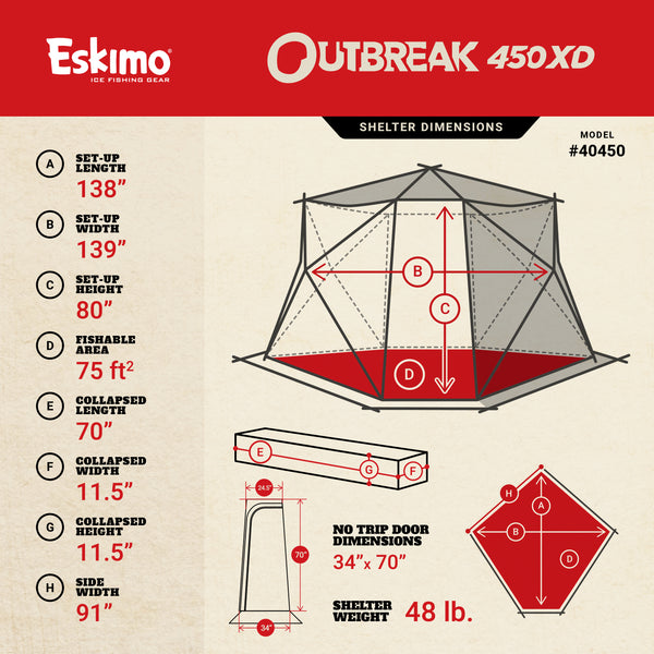 Eskimo outbreak 450i best sale