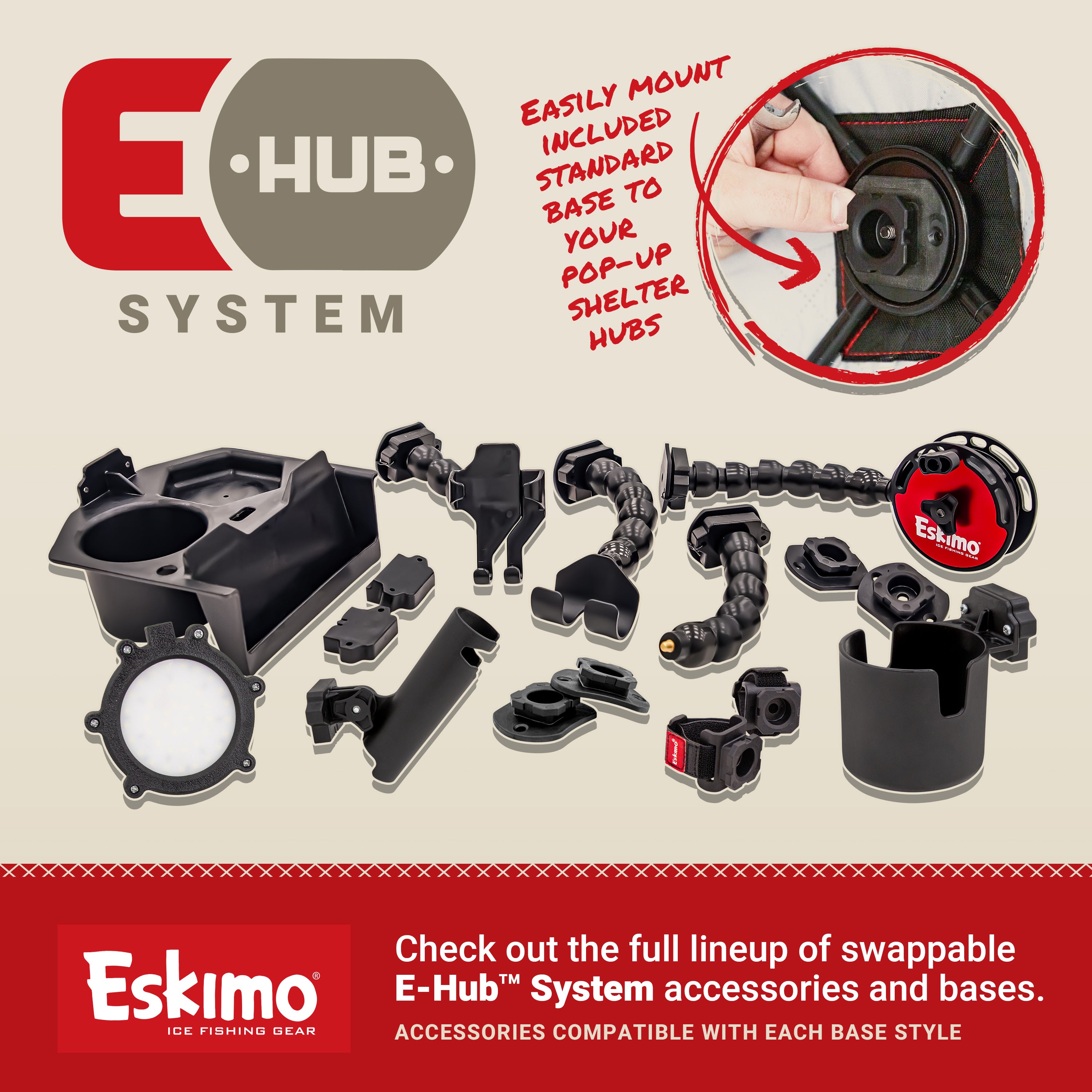 E-Hub Rod Holder