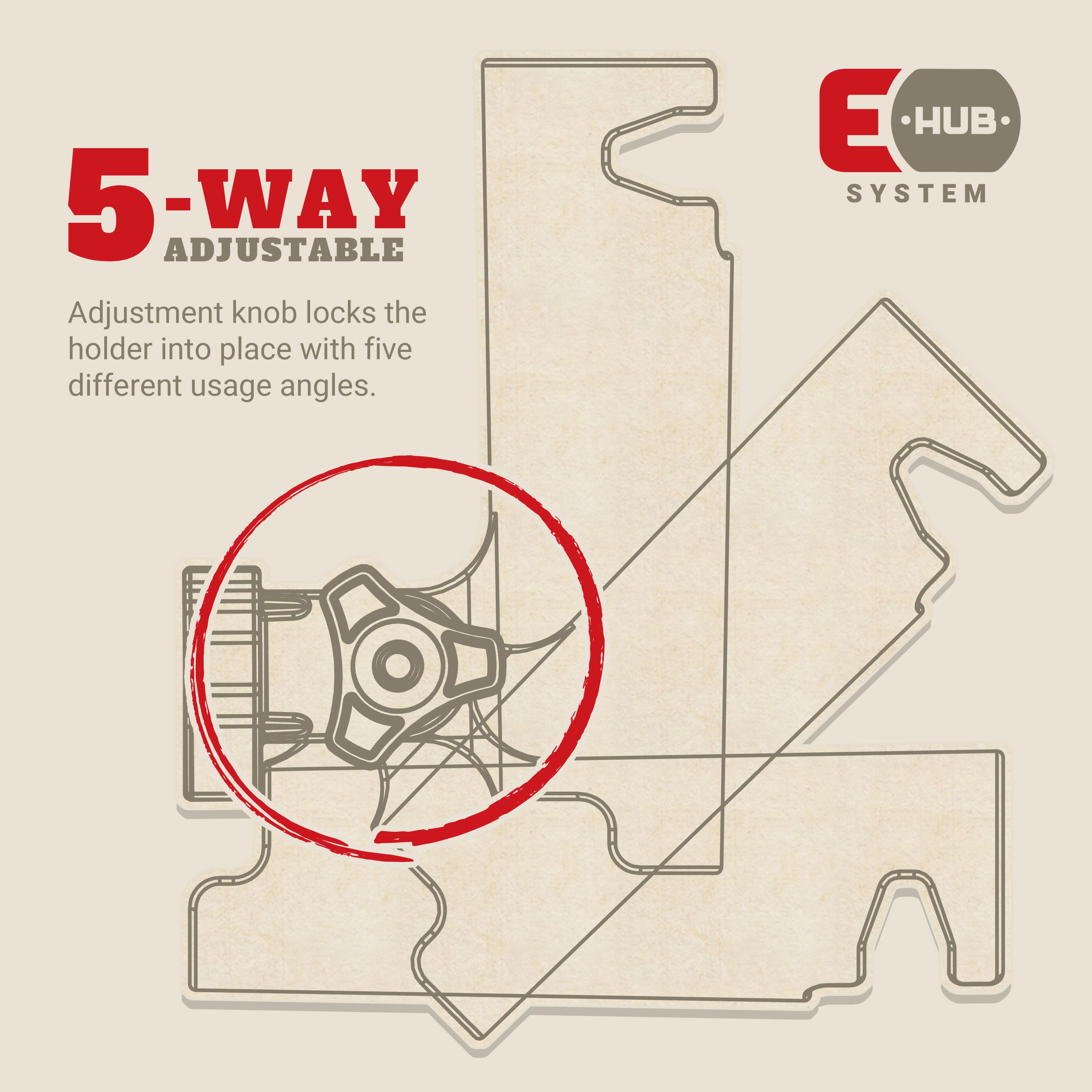 E-Hub Deadstick Holder