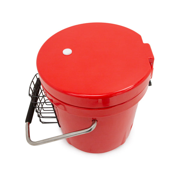 INSULATED AND AERATED ICE FISHING BAIT BUCKET FOR UNDER $13 