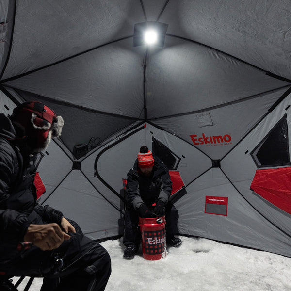 eskimo fish house accessories Quickfish 3I Insulated Ice Shelter Hub base Unveiling Eskimo's New E-Hub Ice