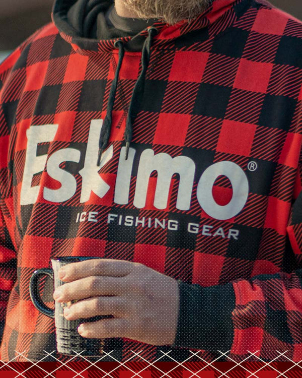 Eskimo Ice Fishing Gear - The Roughneck Suit! Another great option for ice  fishing jacket & bibs featuring incredible comfort and the peace of mind of  having Eskimo's breathable Uplyft floatation liner! #