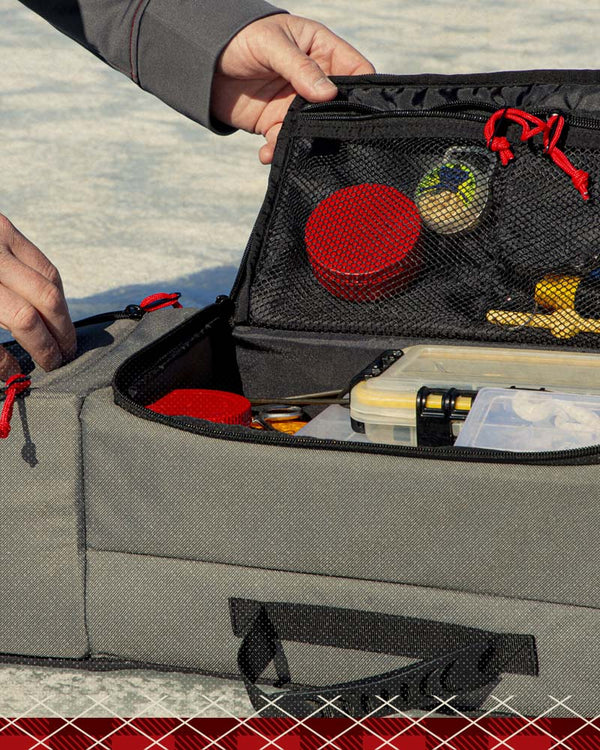 39123 Eskimo Ice Fishing Rod Locker 32 Carry Storage Transport case Hard  soft