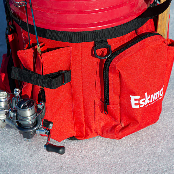 Eskimo 33540 Ice Fishing Gear Bucket Caddy Gear Storage Fits Your