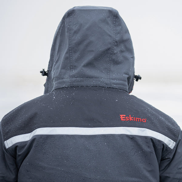 Eskimo Roughneck Jacket for Men - Black/Red - 2XL
