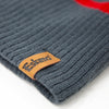 Gray Ribbed Beanie