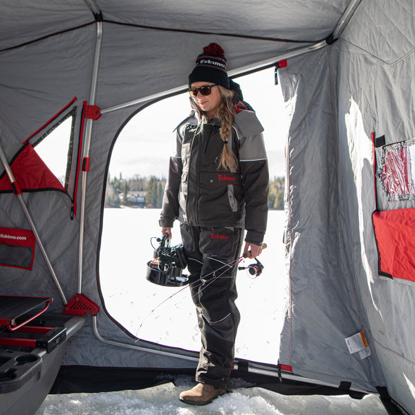  Eskimo Alloy Steel 30611 Ice Shelter Coat Hooks, Black,  Standard : Sports & Outdoors