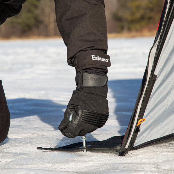eskimo ice fishing shelter accessories Eskape 2000 Insulated cell foam tiles provide a 1/2 thick insulating barrier against the ice without sacrificing traction Covers up to 120 square feet Includes the equivalent of 30 foam tiles (26 full square 2x2 tiles and 8 half Eskimo Eskape 2600 Insulated Sled
