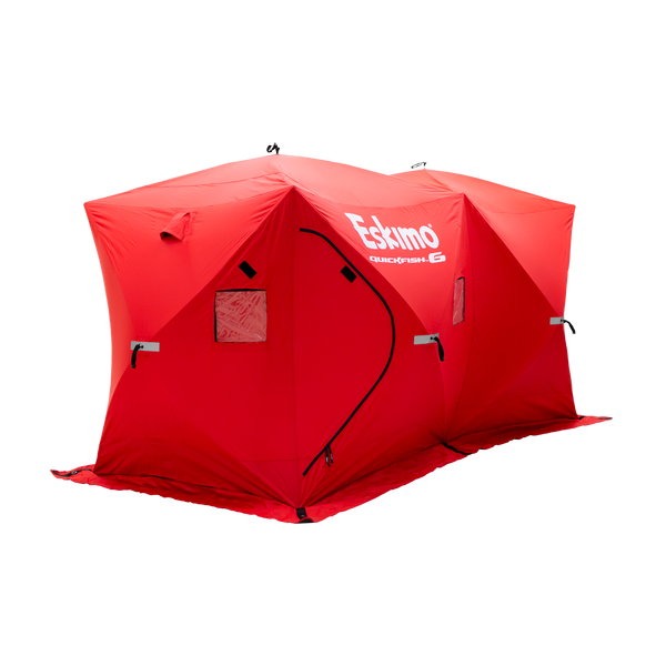 INTOBOO Ice Fishing Shelter, Insulated Ice Fishing Pop-Up Tent for 1-2  Person, Portable Ice Fishing Shanty with 3 Layer Fabric, Anchors, Tie  Ropes, Large Ice Shack, Windproof & Waterproof, Red - Yahoo Shopping