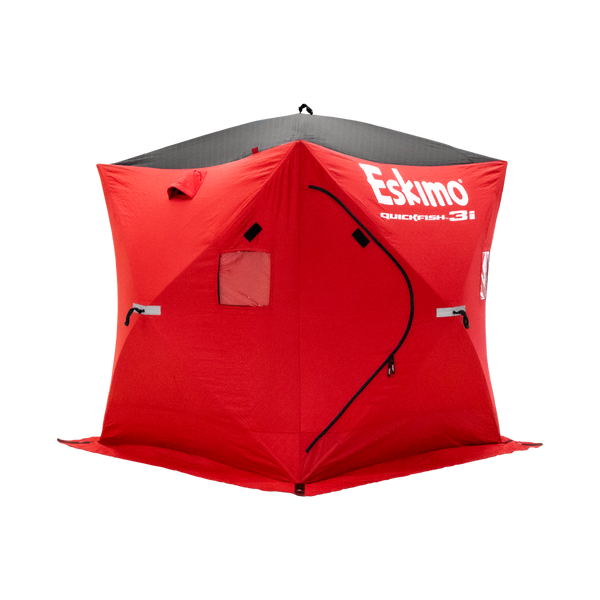 Eskimo QuickFish 2i, Pop-Up Portable Shelter, Insulated, Red, 2-Person  19151 - The Home Depot